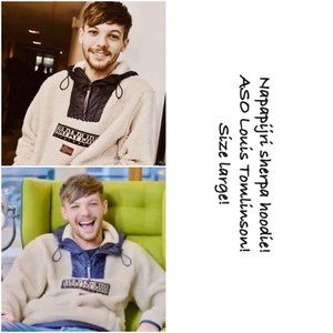 Napapijri sherpa hoodie ASO Louis Tomlinson!